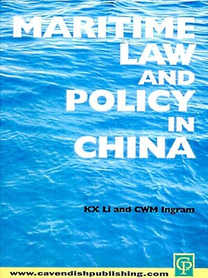 cover image of Maritime Law and Policy in China